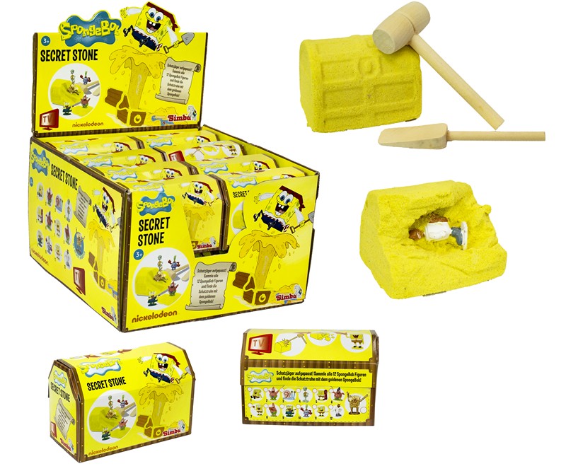 Spongebob Scrigno del tesoro di sabbia di pietra s
