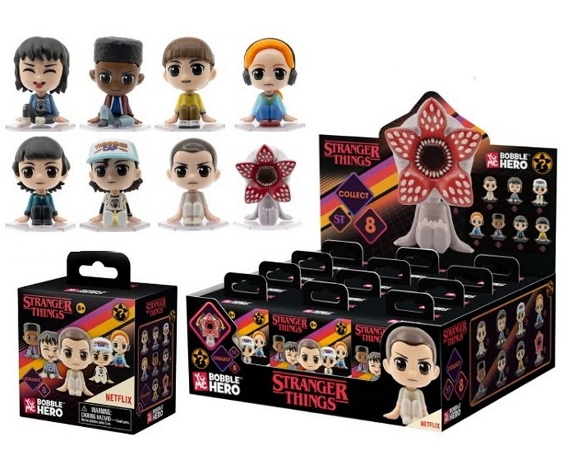 Stranger Things Bobble Hero Blind Box 9x9cm in dis