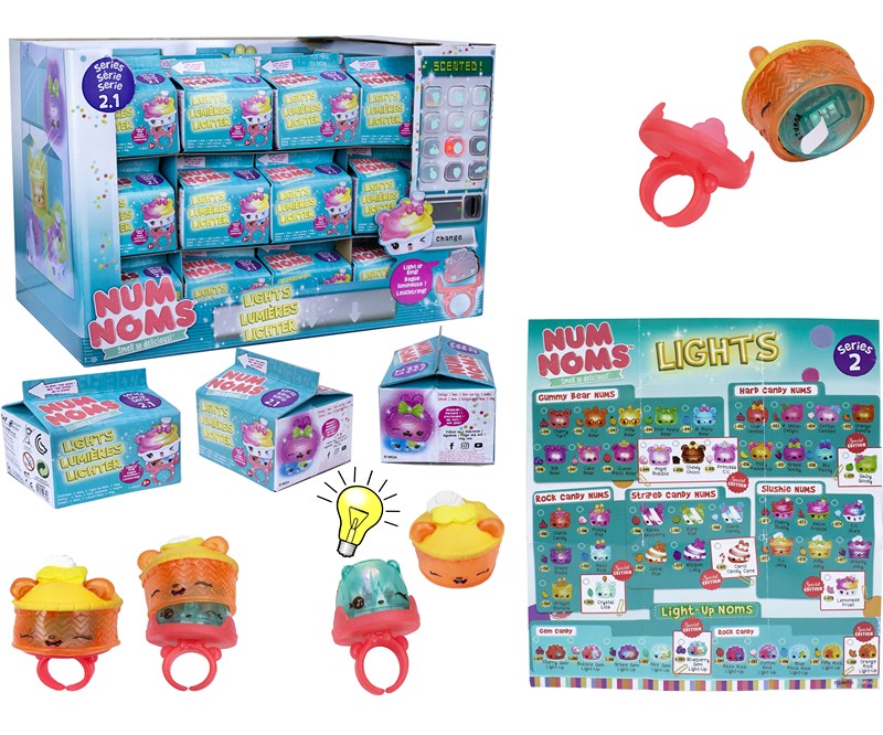 Anello luminoso MGA Num Noms Mystery Pack 6,5x6,5c