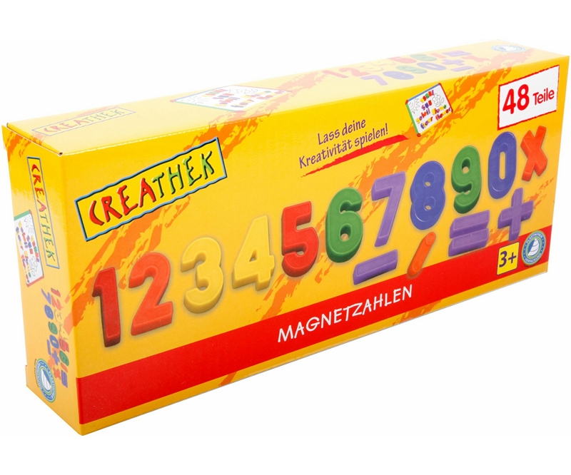 Vedes - Creathek - Numeri magnetici 48 pezzi
