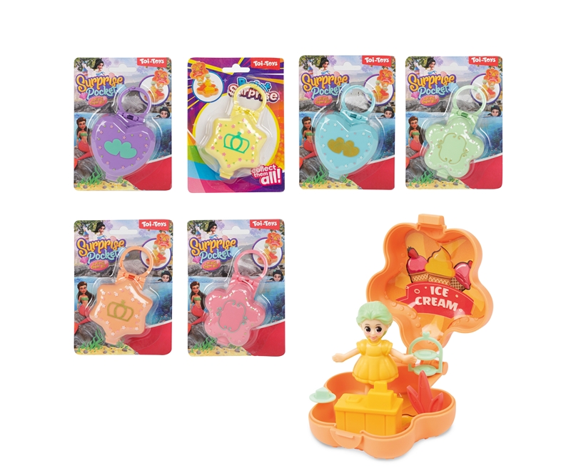FUN Pocket -Sorpresa- mini bambola (5cm) con acces