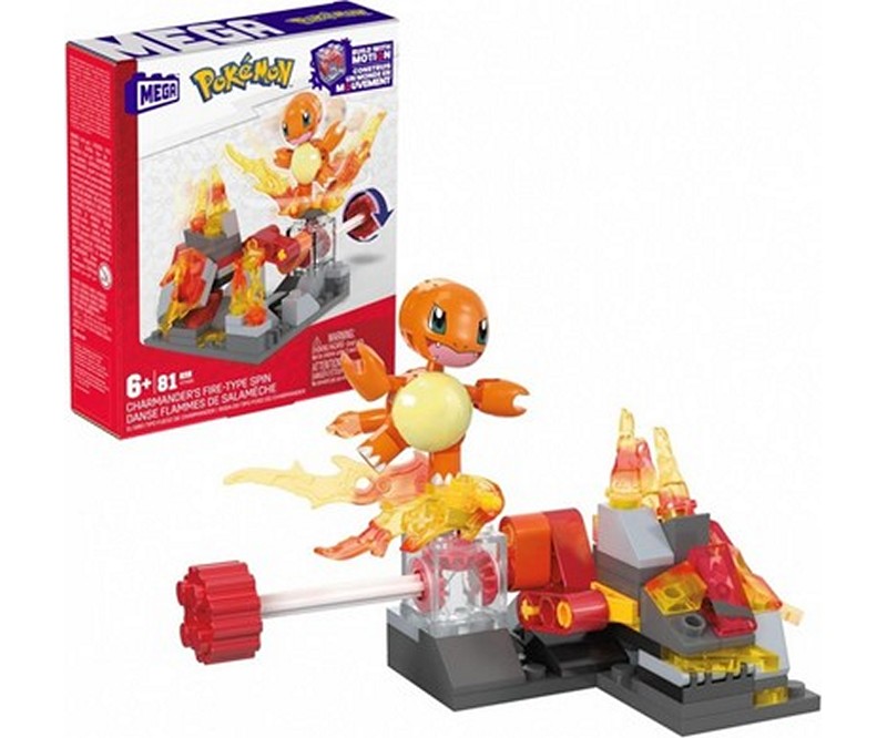 Mega Pokémon Charmander's Fire-Type Spin 15x18