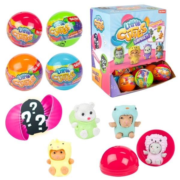 FUN Surprise Ball 6cm Tutina Animale 4 assortiti i