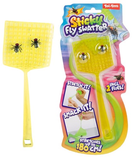FUN Acchiappa-mosche elastico e appiccicoso + 2x Fly 4 assortiti 12x26cm-3