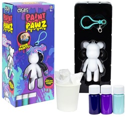 Kiwi Create Paint Pawz Porte-sac Ours 8cm dans une boîte 7,5x18cm