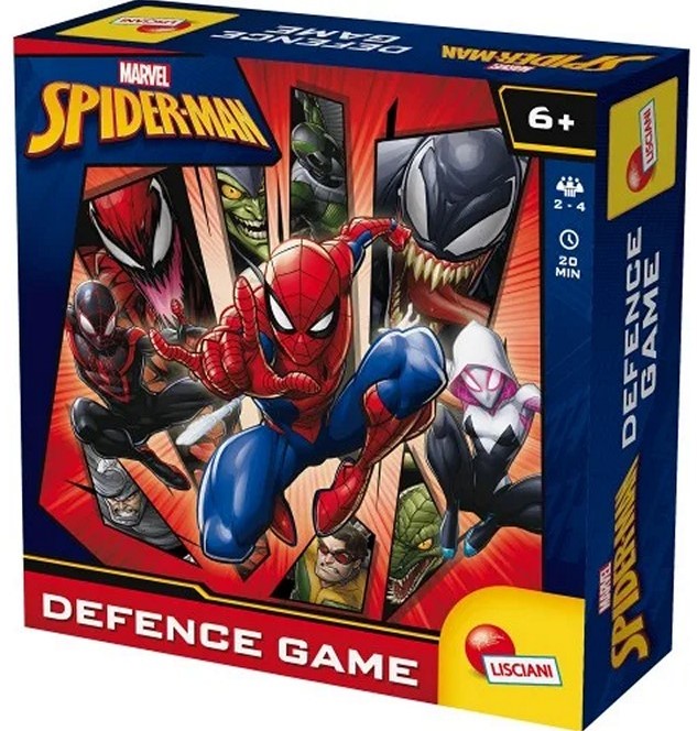 Lisciani Marvel Spiderman Boardgame Defence Game