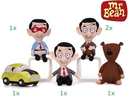 Mr Bean Pluche 5 assorti S3 26cm