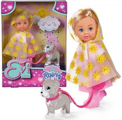 Evi Love pop met accessoires, Rainy Walk 12x16cm