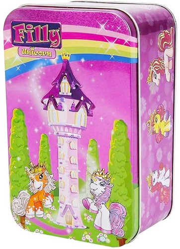 Filly Unicorn Figura coleccionable en caja metálica 10,5x16,5cm