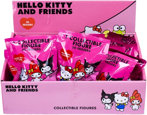 Hello Kitty and Friends 3D Erasers in Blindbag 9x12cm in display (24)-2