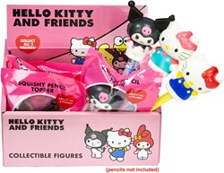 Hello Kitty and Friends Squishy Pencil Topper 3 assorti in giftbag 10x12,5cm in display (12)