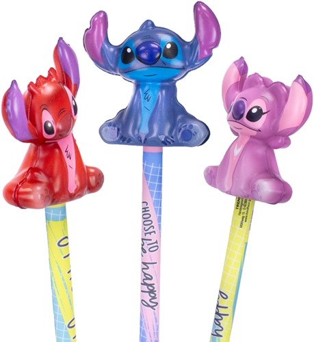 Disney Lilo & Stitch Squishy Pencil Topper 5,5cm 3 assorti in giftbag 10x13cm in display (18)-3
