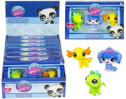 Littlest Pet Shop Figurine / 3D Erasers 3-Pack 17x11x3,8cm in display (6)