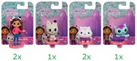 Gabby's Dollhouse Figures 4cm 4 assorted 8x11cm
