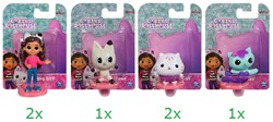 Gabby's Dollhouse Figures 4cm 4 assortitis 8x11cm