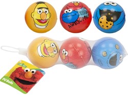 Sesamstrasse PU Balls 6cm 3-Pack im Netz