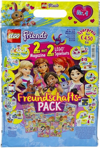 XL-Blindbag Lego Friends Freundschafts-Pack 24x37cm (2x Magazines + 2x Extras)