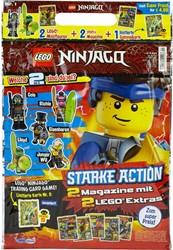 XL-Blindbag Lego Ninjago Starke Action 24x37cm (2x Magazines + 2x Extras)