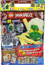 XL-Blindbag Lego Ninjago Helden-Power! 24x37cm (2x Magazines + 2x Extras)