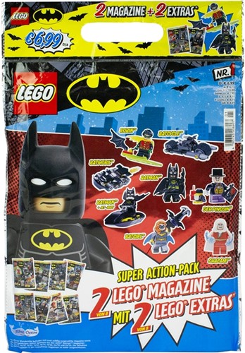 XL-Blindbag Lego Batman Super Action-Pack 24x37cm (2x Magazines + 2x Extras)