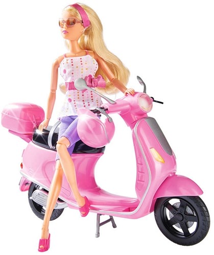 Steffi Love Chic City Scooter rosa con muñeca 32x32,5cm-2