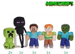 Minecraft Pluche Series 1 5 assorti 30cm