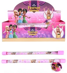 PRINCESS FRIENDS Bastone rotante -Princes - 31cm in display (30)