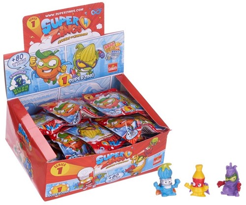 Super Zings Verzamelfiguur Blindbag 8x8,5cm assorti in display (25)