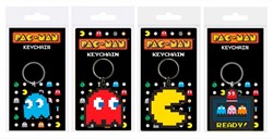Pac-Man Porte-clés 2D PVC assortis 7x12,5cm 