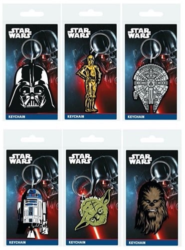 Star Wars Classic Sleutelhanger 2D PVC assorti 7x15,5cm