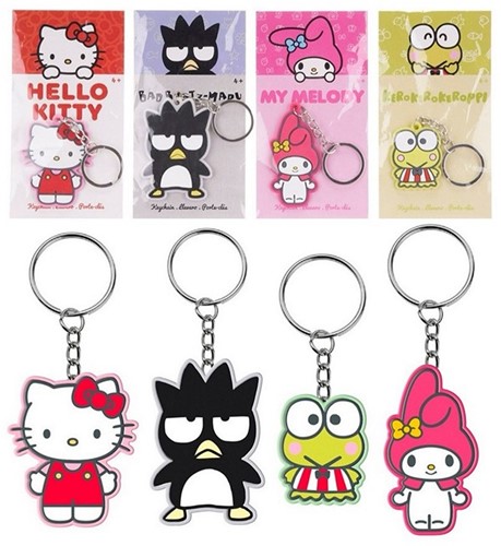 Hello Kitty Llavero 2D PVC 4 surtidos 8x15cm