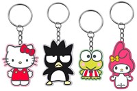 Hello Kitty Sleutelhanger 2D PVC 4 assorti 8x15cm-3