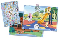Bluey Sticker Set "Make a Scene" 22x34cm-2