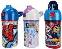 Fliptop waterbottle 6 assortis 11x7x18cm-3