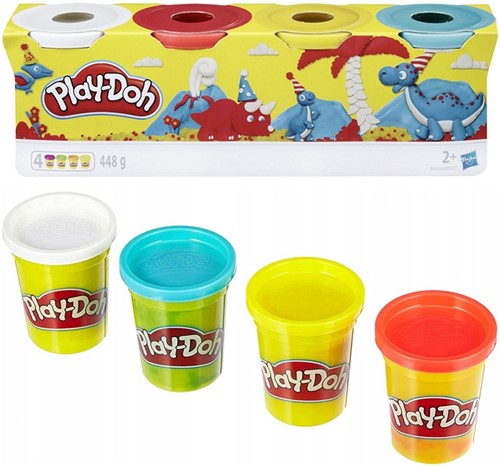 Play-Doh 4er-Pack klassische Farben (4 x 112 g)