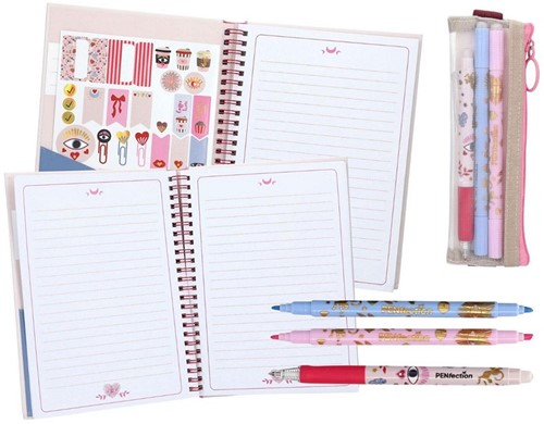 Depesche PENfection Carnet 17x21,5cm avec Set de Feutres dans le Présentoir (10) Pré-Tarifé-3