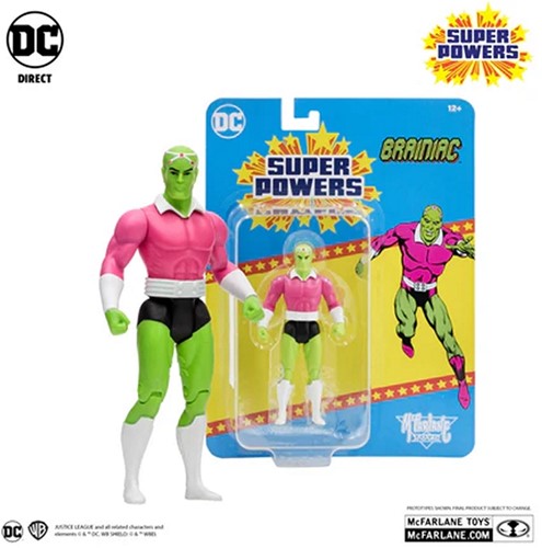 McFarlane DC Super Powers Brainiac 4"