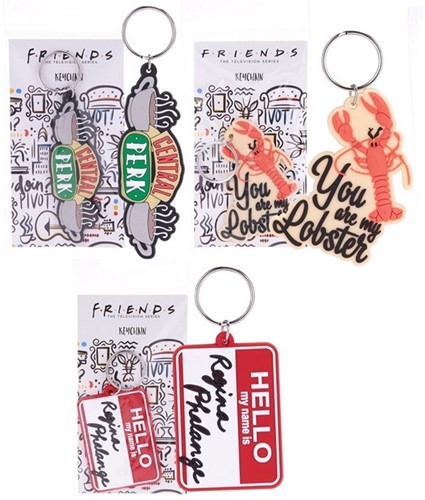 Friends (Central Perk) Sleutelhanger 2D PVC assorti 9cm