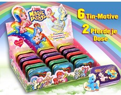 Lissy Magic Ponys Mini verzamelfiguur (2 stuks) in metalen blikje assorti in display (18)
