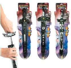 LOST HEROES Schwert in Scheide Ritter 3 sortiert 17x59,5cm