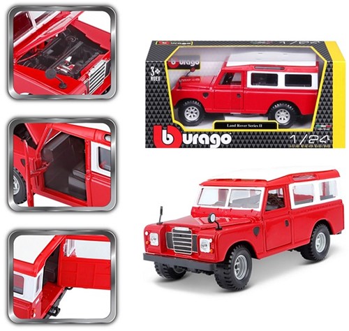 Bburago 1:24 Land Rover Series II 10,5x23cm-2