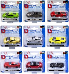 Burago Die Cast Car 1:64 27 assortiti
