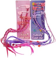 Fashion Hairclips + Twisted Hair 4-Pack 6.5x19cm 4 assorted-2