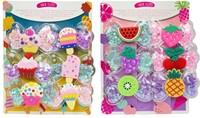 Fashion Hairclips 6-Pack 4 assorted 10,5x13,5cm-3