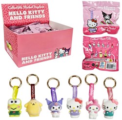 Hello Kitty Sleutelhanger Figuur 4,5cm Flocked in Blindbag 10x10cm in display (14)