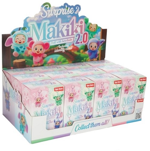 Llavero Makiki 2.0 de 15 cm en caja sorpresa, 4 modelos surtidos (12DB)-2