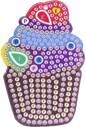 Make Your Own Diamond Painting Porte-clés en boîte 3 assortis 7,5x20,5cm-3