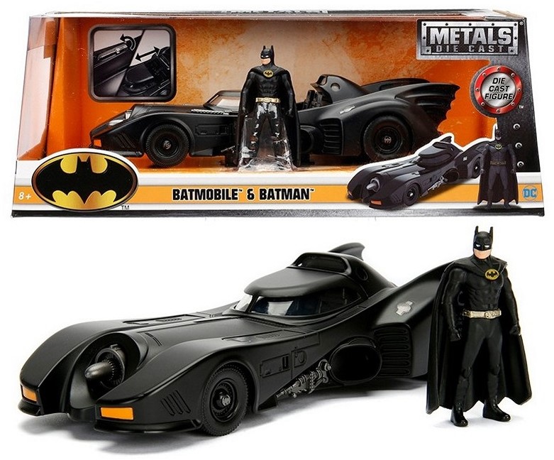 Jada Metals Batmobile & Batman 1/24 11,5x30,5cm