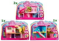 Mini Barbieland Spielset mit Puppe und Zubehör 15x22,5 cm sortiert im Display (4)