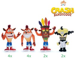 Crash Bandicoot Plusch 4 sortiert 32cm